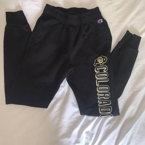Black Colorado Champion Sweats Sweatpants Joggers